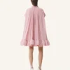 Abito corto in charmeuse Abito corto in charmeuse