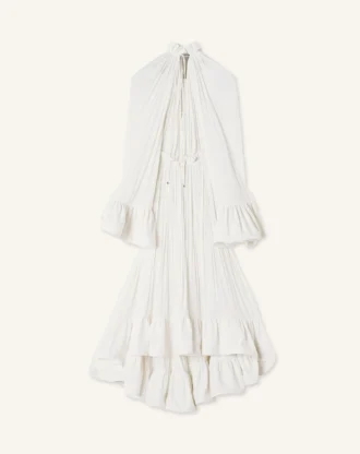Abito midi in charmeuse