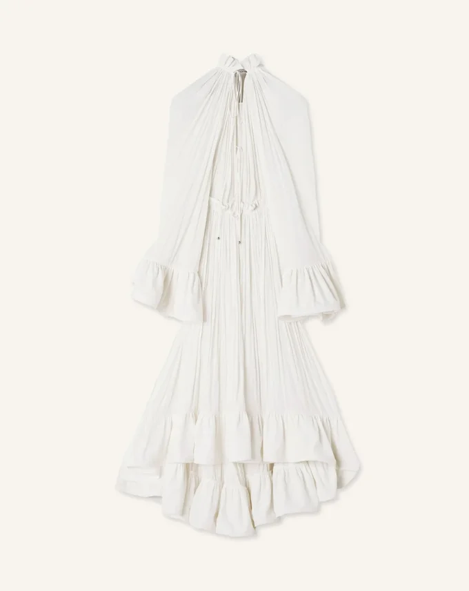 Abito midi in charmeuse Abito midi in charmeuse