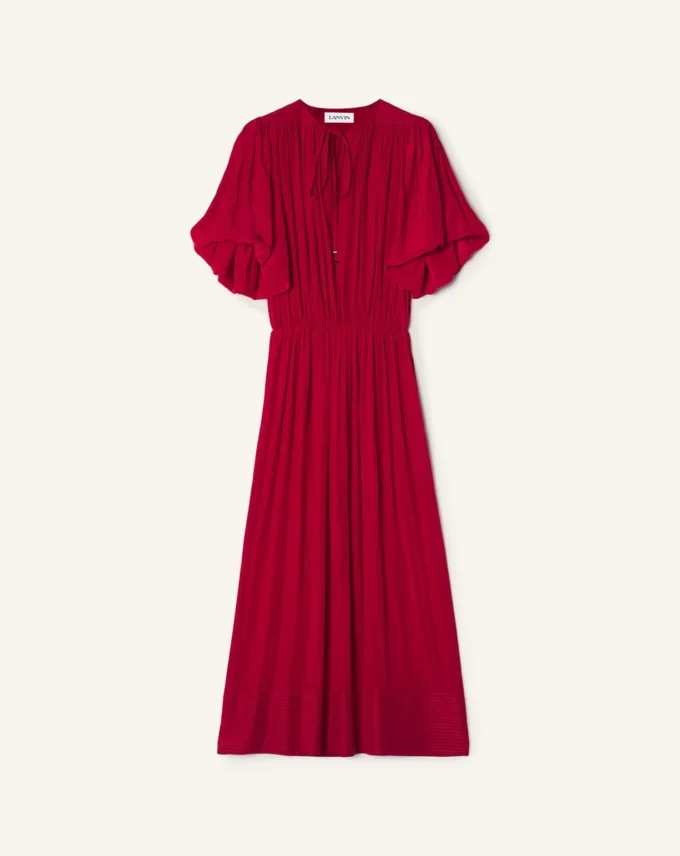 Abito midi in charmeuse Abito midi in charmeuse