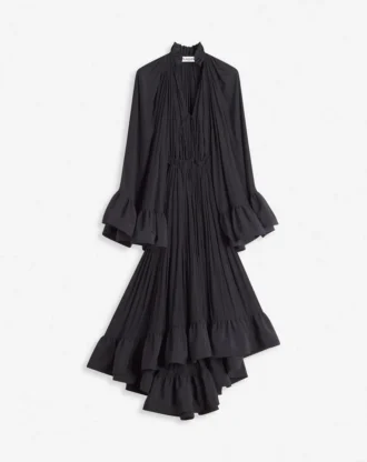 Abito midi in charmeuse