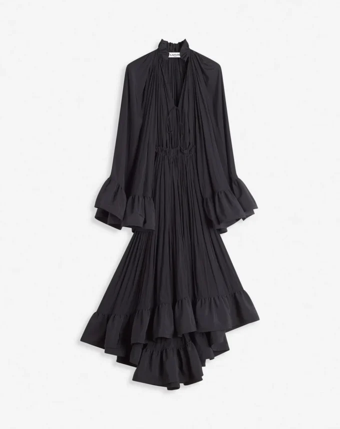 Abito midi in charmeuse Abito midi in charmeuse