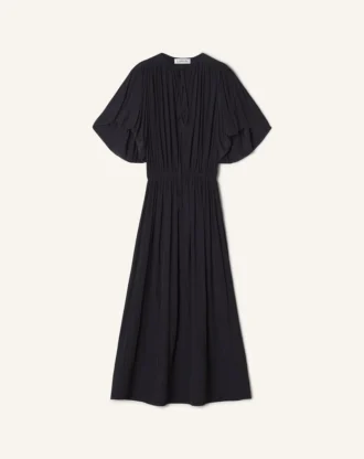 Abito midi in charmeuse