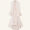 Abito midi in charmeuse Abito midi in charmeuse