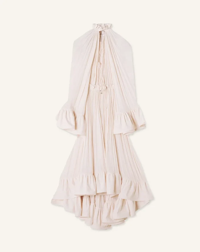 Abito midi in charmeuse Abito midi in charmeuse