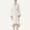 Abito midi in charmeuse Abito midi in charmeuse