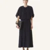 Abito midi in charmeuse Abito midi in charmeuse