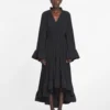 Abito midi in charmeuse Abito midi in charmeuse
