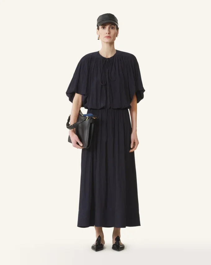Abito midi in charmeuse Abito midi in charmeuse