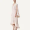 Abito midi in charmeuse Abito midi in charmeuse