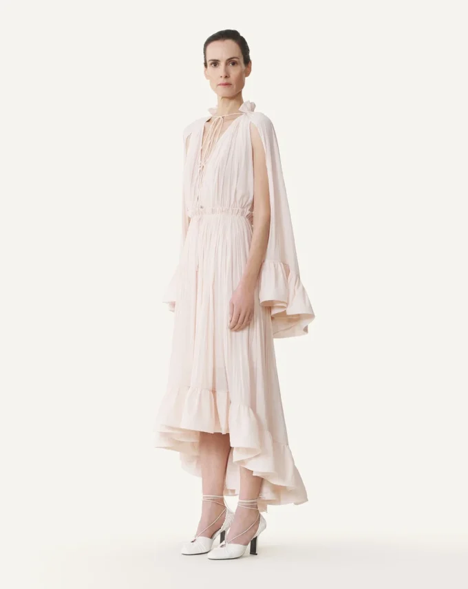Abito midi in charmeuse Abito midi in charmeuse