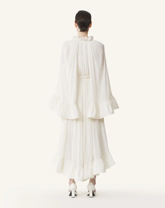 Abito midi in charmeuse Abito midi in charmeuse
