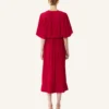 Abito midi in charmeuse Abito midi in charmeuse