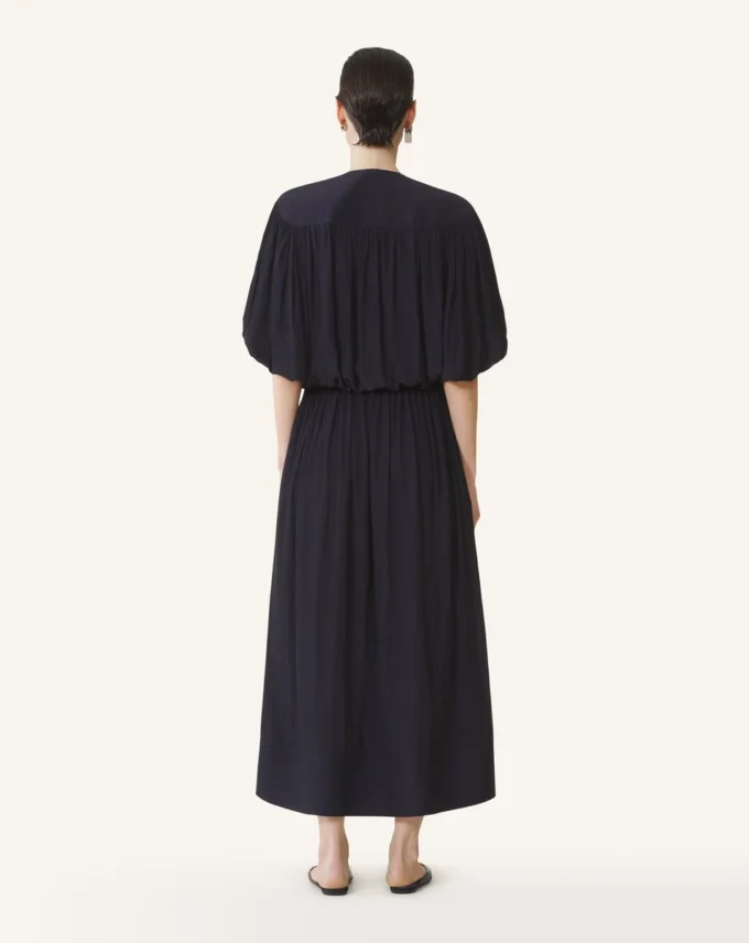 Abito midi in charmeuse Abito midi in charmeuse