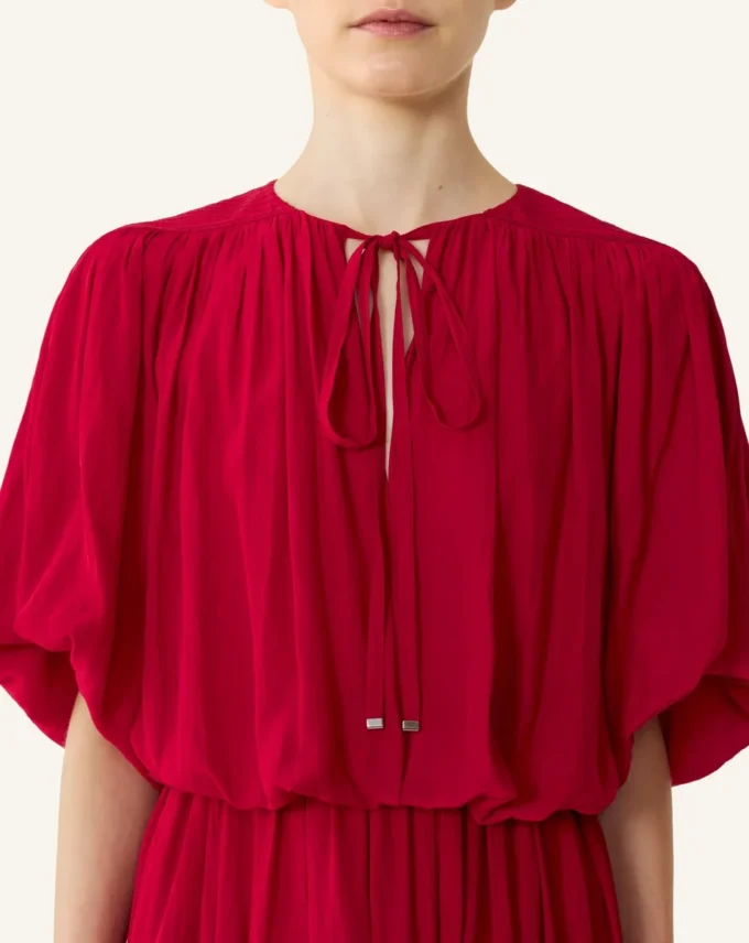 Abito midi in charmeuse Abito midi in charmeuse