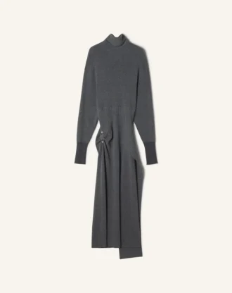 Abito midi in lana e cashmere