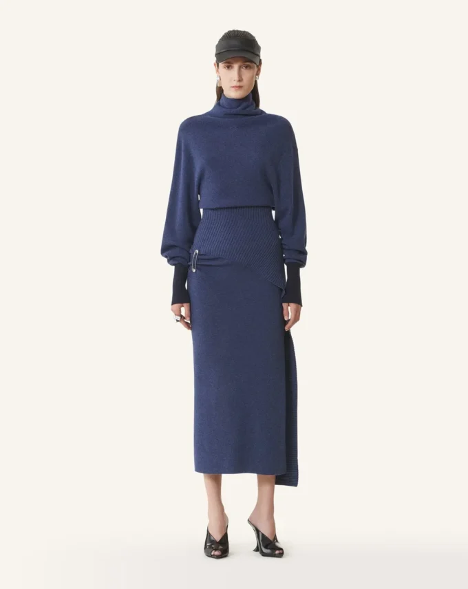 Abito midi in lana e cashmere Abito midi in lana e cashmere