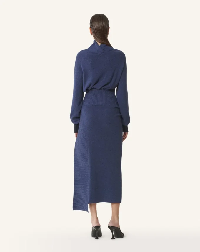 Abito midi in lana e cashmere Abito midi in lana e cashmere