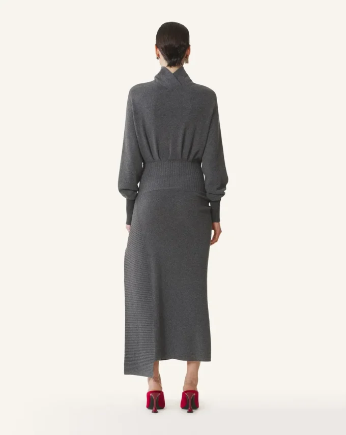 Abito midi in lana e cashmere Abito midi in lana e cashmere