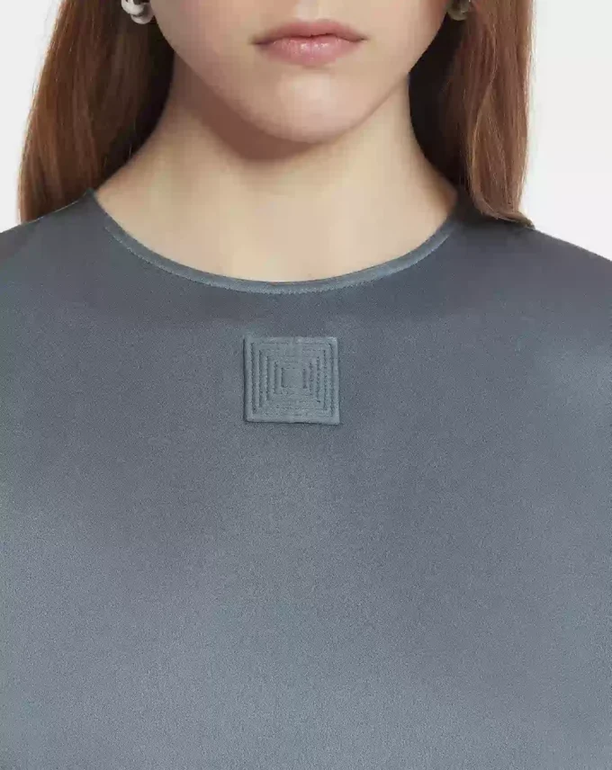 Abito T-shirt in raso Abito T-shirt in raso
