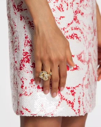 Anello Melodie con strass