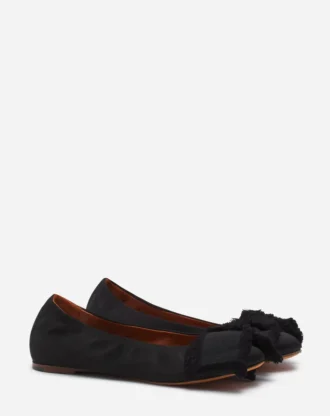 Ballerine con fiocco in raso