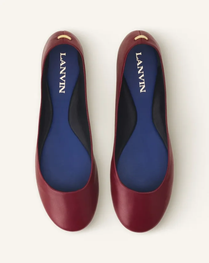 Ballerine piatte in pelle Ballerine piatte in pelle
