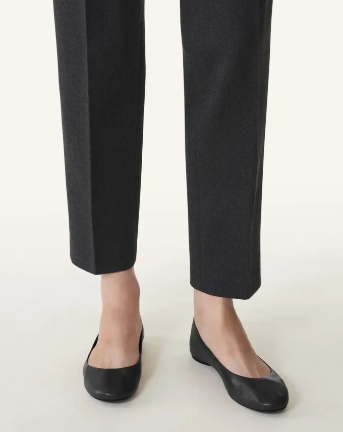 Ballerine piatte in pelle Ballerine piatte in pelle