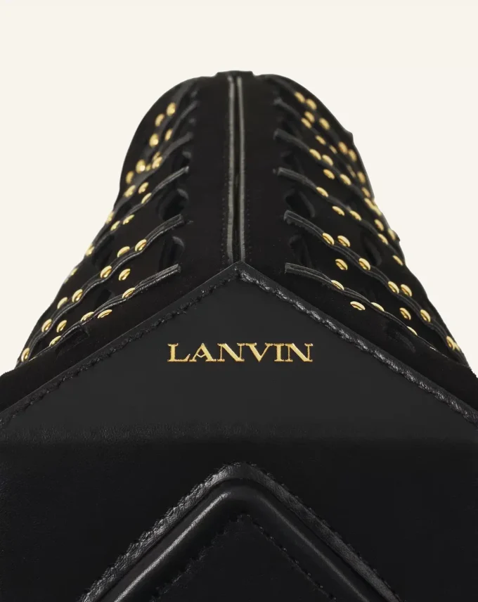 Borsa a secchiello Catch Nano di Lanvin in pelle scamosciata Borsa a secchiello Catch Nano di Lanvin in pelle scamosciata