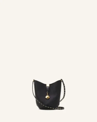 Borsa a secchiello in pelle Catch Nano di Lanvin