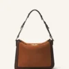 Borsa asimmetrica Compagnon in pelle scamosciata Borsa asimmetrica Compagnon in pelle scamosciata