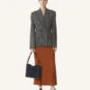 Borsa asimmetrica Compagnon in pelle scamosciata Borsa asimmetrica Compagnon in pelle scamosciata