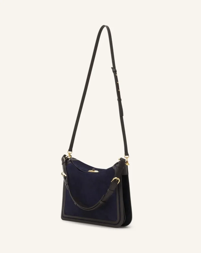 Borsa asimmetrica Compagnon in pelle scamosciata Borsa asimmetrica Compagnon in pelle scamosciata