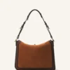 Borsa asimmetrica Compagnon in pelle scamosciata Borsa asimmetrica Compagnon in pelle scamosciata