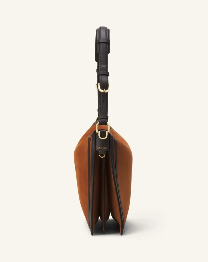 Borsa asimmetrica Compagnon in pelle scamosciata Borsa asimmetrica Compagnon in pelle scamosciata