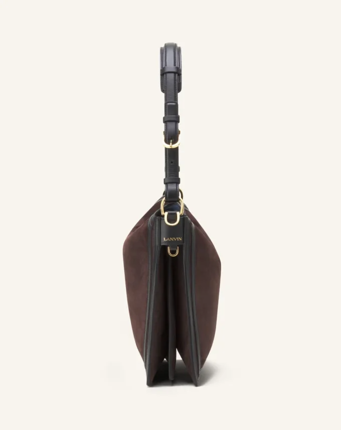 Borsa asimmetrica Compagnon in pelle scamosciata Borsa asimmetrica Compagnon in pelle scamosciata