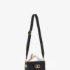 Borsa in pelle Pencil Cat Nano con gatto bimateriale Borsa in pelle Pencil Cat Nano con gatto bimateriale