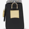 Borsa in pelle Pencil Cat Nano con gatto bimateriale Borsa in pelle Pencil Cat Nano con gatto bimateriale