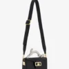 Borsa Nano Pencil Cat in pelle e strass Borsa Nano Pencil Cat in pelle e strass