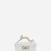 Borsa Pencil Cat in pelle e strass Borsa Pencil Cat in pelle e strass
