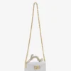 Borsa Pencil Cat in pelle e strass Borsa Pencil Cat in pelle e strass