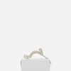 Borsa Pencil Cat in pelle e strass Borsa Pencil Cat in pelle e strass
