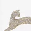 Borsa Pencil Cat in pelle e strass Borsa Pencil Cat in pelle e strass