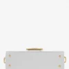 Borsa Pencil Cat in pelle e strass Borsa Pencil Cat in pelle e strass