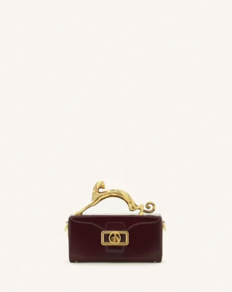 Borsa Pencil Cat Nano in vernice
