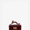 Borsa Pencil Cat Python e strass Borsa Pencil Cat Python e strass