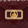 Borsa Pencil Cat Python e strass Borsa Pencil Cat Python e strass