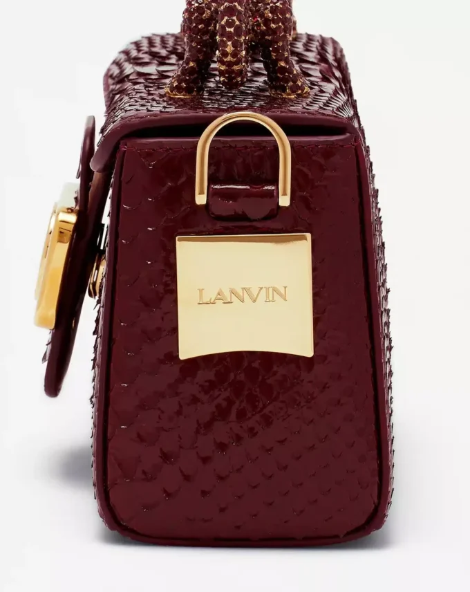 Borsa Pencil Cat Python e strass Borsa Pencil Cat Python e strass