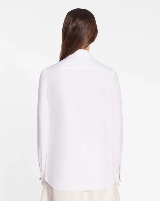 Camicia a maniche lunghe in popeline Camicia a maniche lunghe in popeline