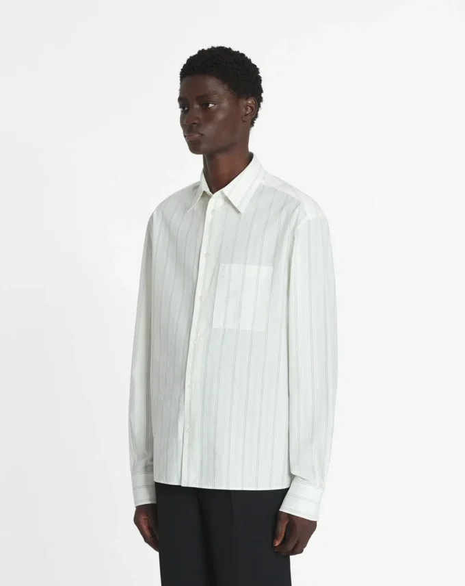 Camicia dritta in cotone Camicia dritta in cotone